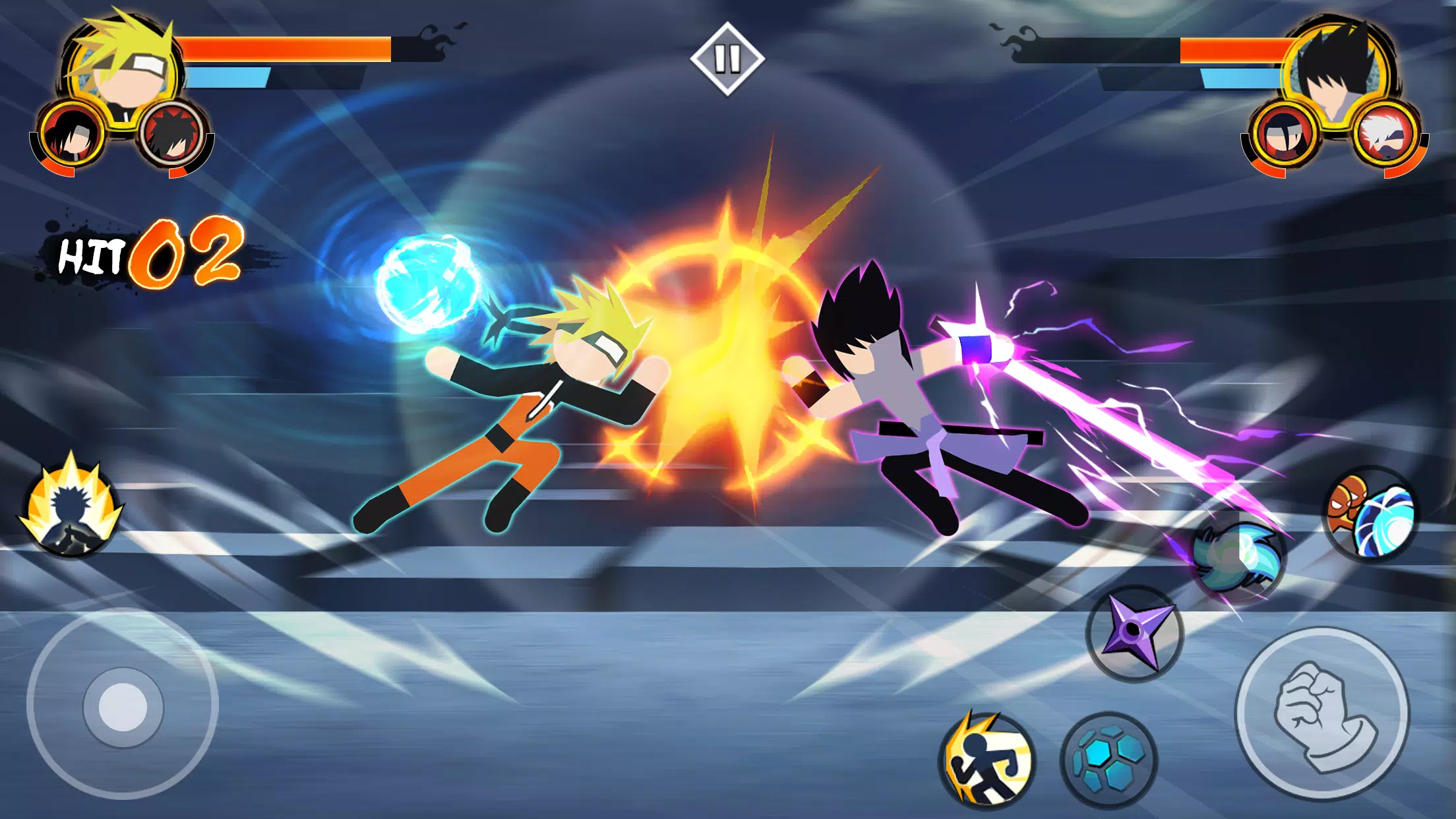 Stick Ninja - 3v3 Battle Screenshot 1