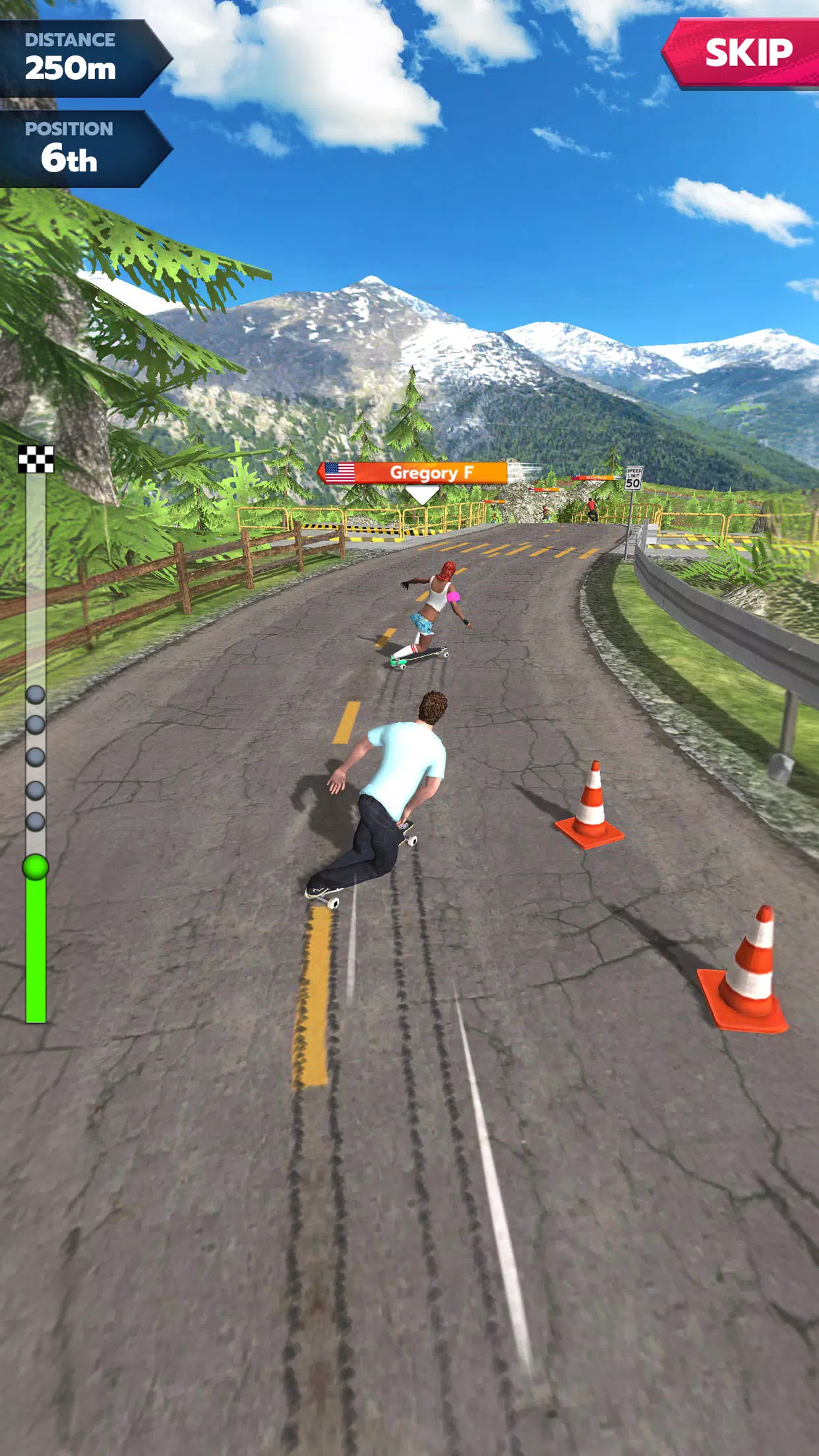 Downhill Race League Screenshot 3