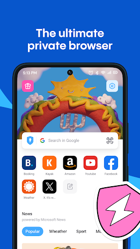 Schermata Aloha Browser (Beta) 1