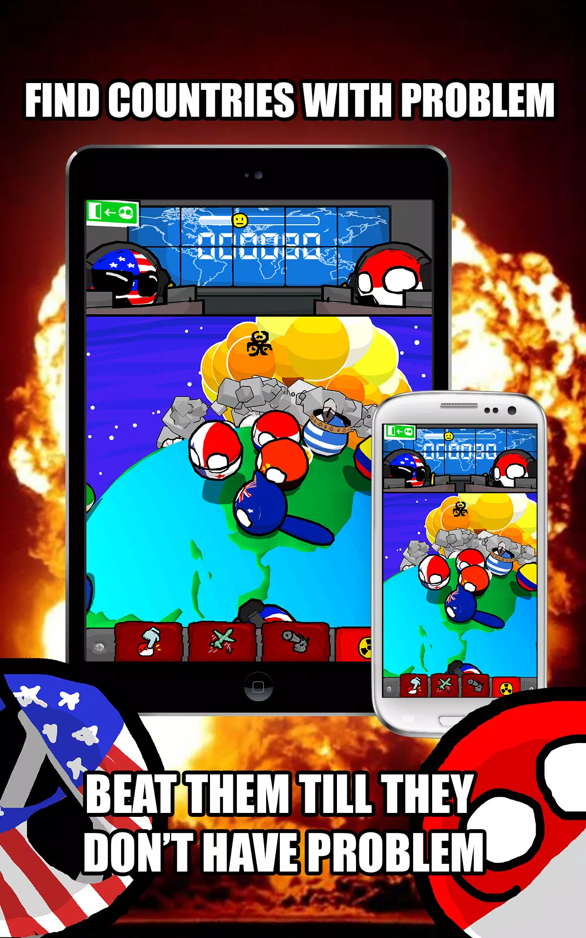 Polandball: Not Safe For World Captura de tela 1