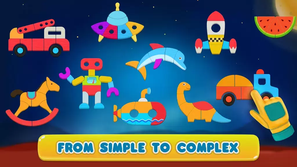 Cosmo Shapes Puzzles for kids Ekran Görüntüsü 3