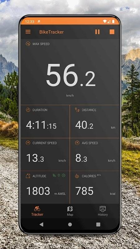 Bike Tracker: Cycling & more Screenshot 1