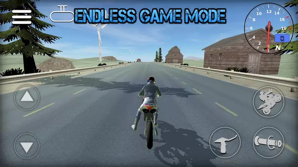 Wheelie Bike 3D game Ekran Görüntüsü 3