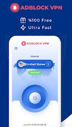 Adblock VPN - Get Adblock IP Screenshot 1