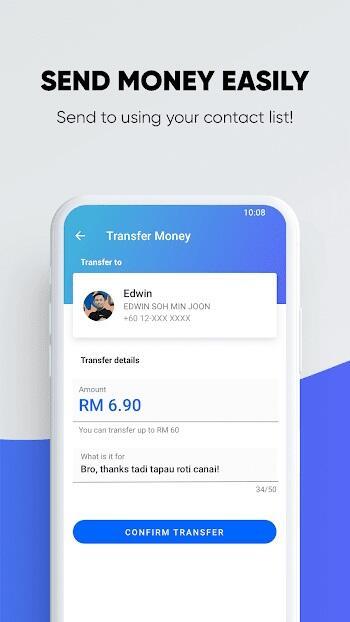 Touch n Go eWallet Mod ဖန်သားပြင်ဓာတ်ပုံ 3