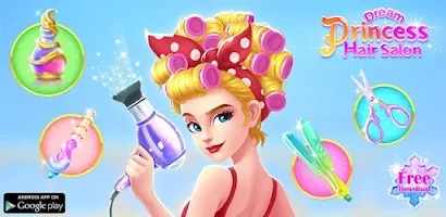 Princess Dream Hair Salon Schermafbeelding 1