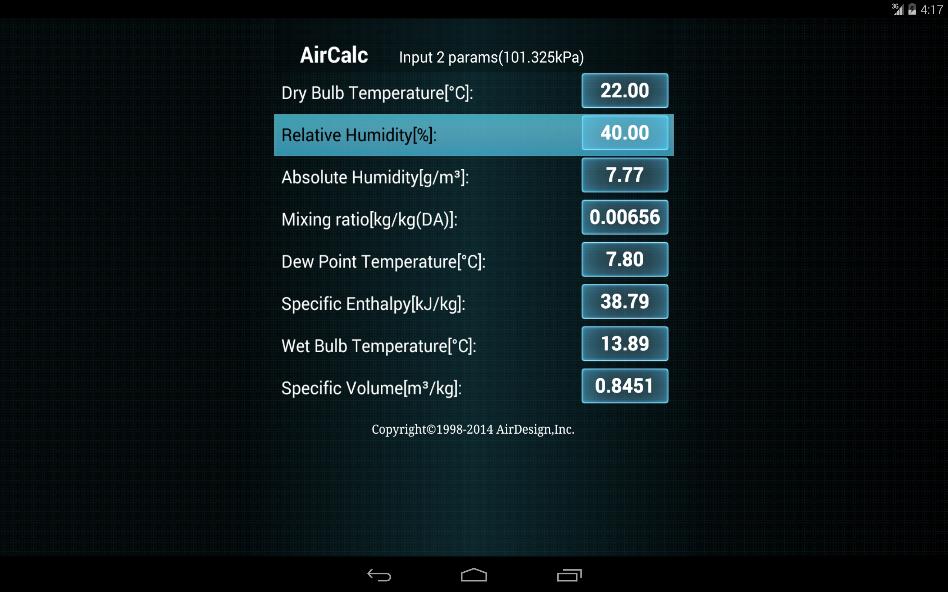 AirCalc for Android Screenshot 4