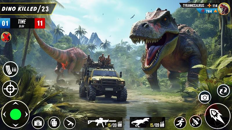 Wild Dinosaur Hunting Game スクリーンショット 1