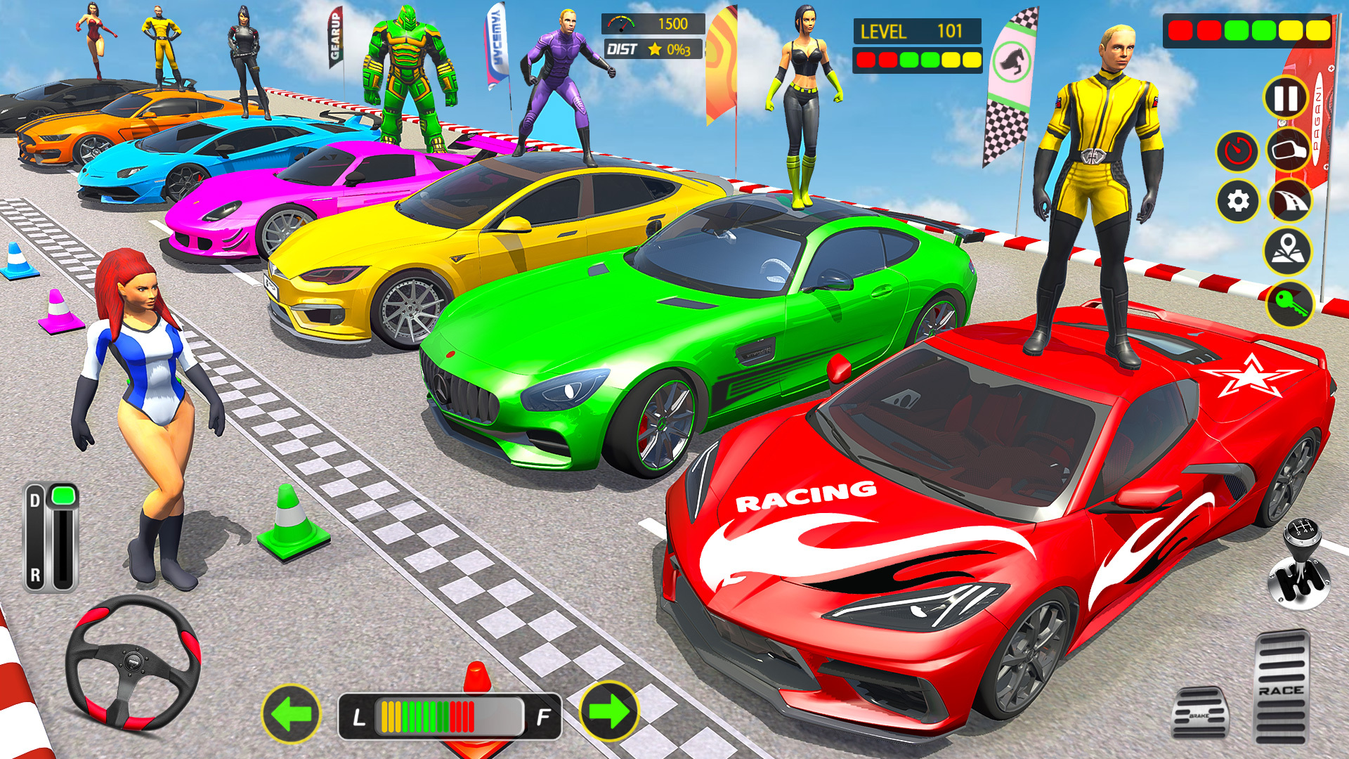 Ramp Car Stunts GT Car Game スクリーンショット 1