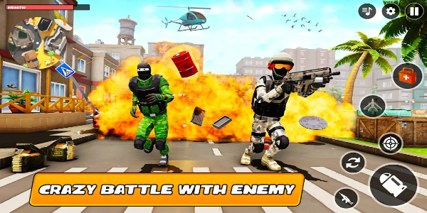 FPS War Poly Gun Shooting Game Screenshot 3