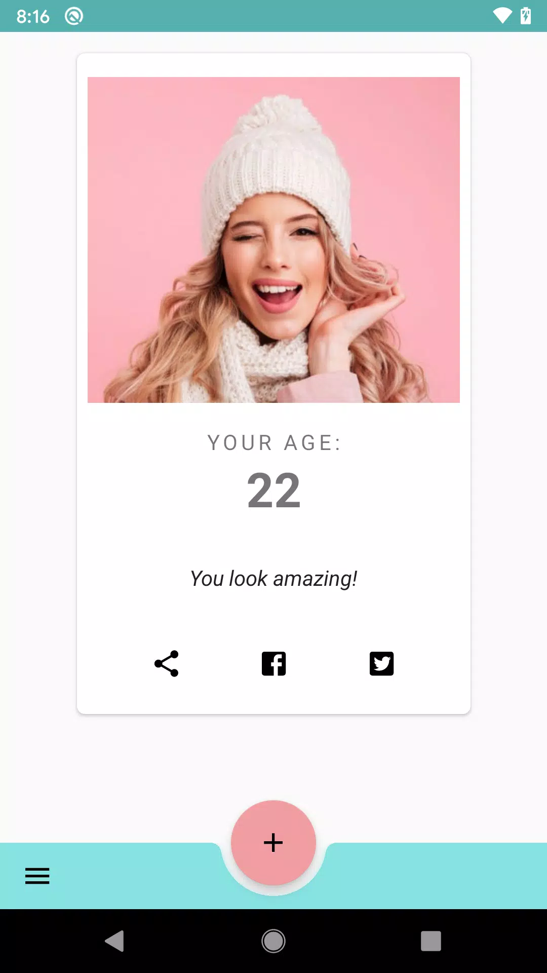 FaceAge. Wie alt sehe ich aus? Screenshot 2