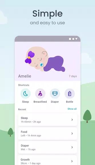 Schermata Baby Tracker: Sleep & Feeding 2