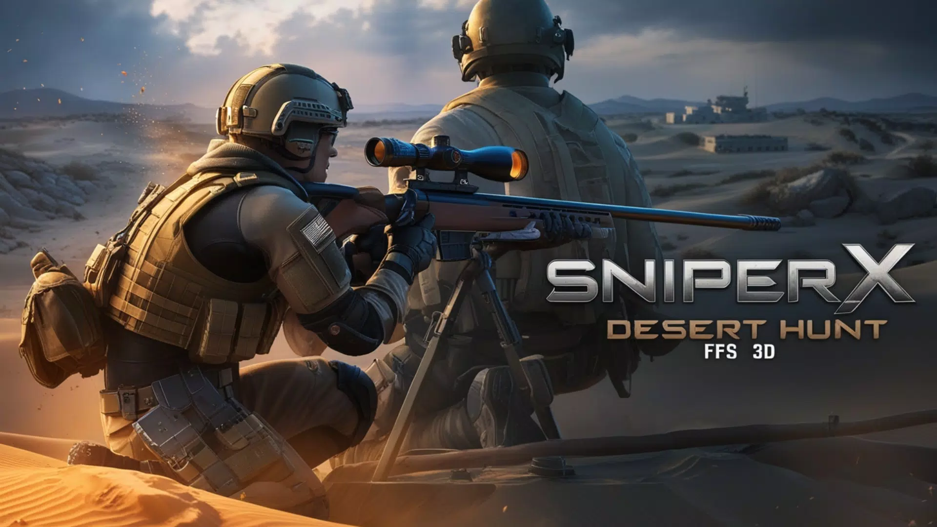 Sniper X : Desert Hunt FPS 3D Скриншот 2