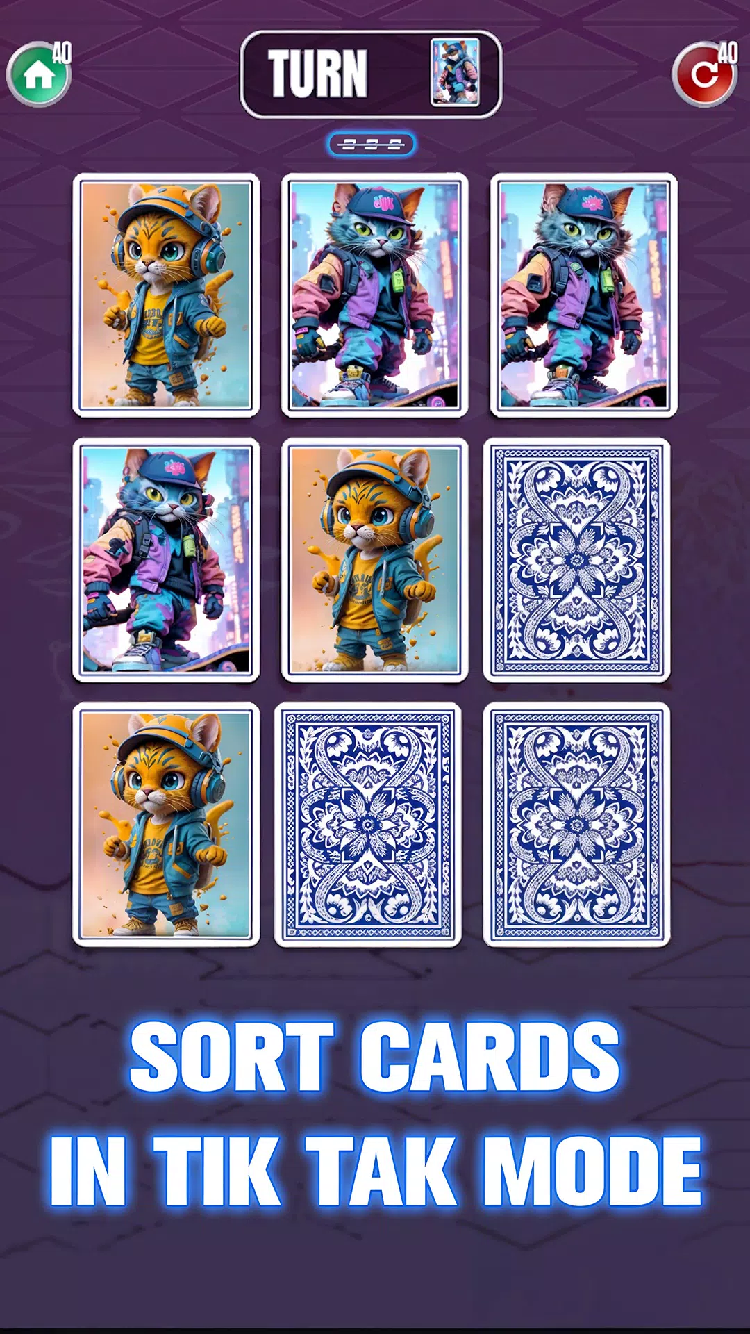 TCG Mini Card Craft Brain Game 스크린샷 1