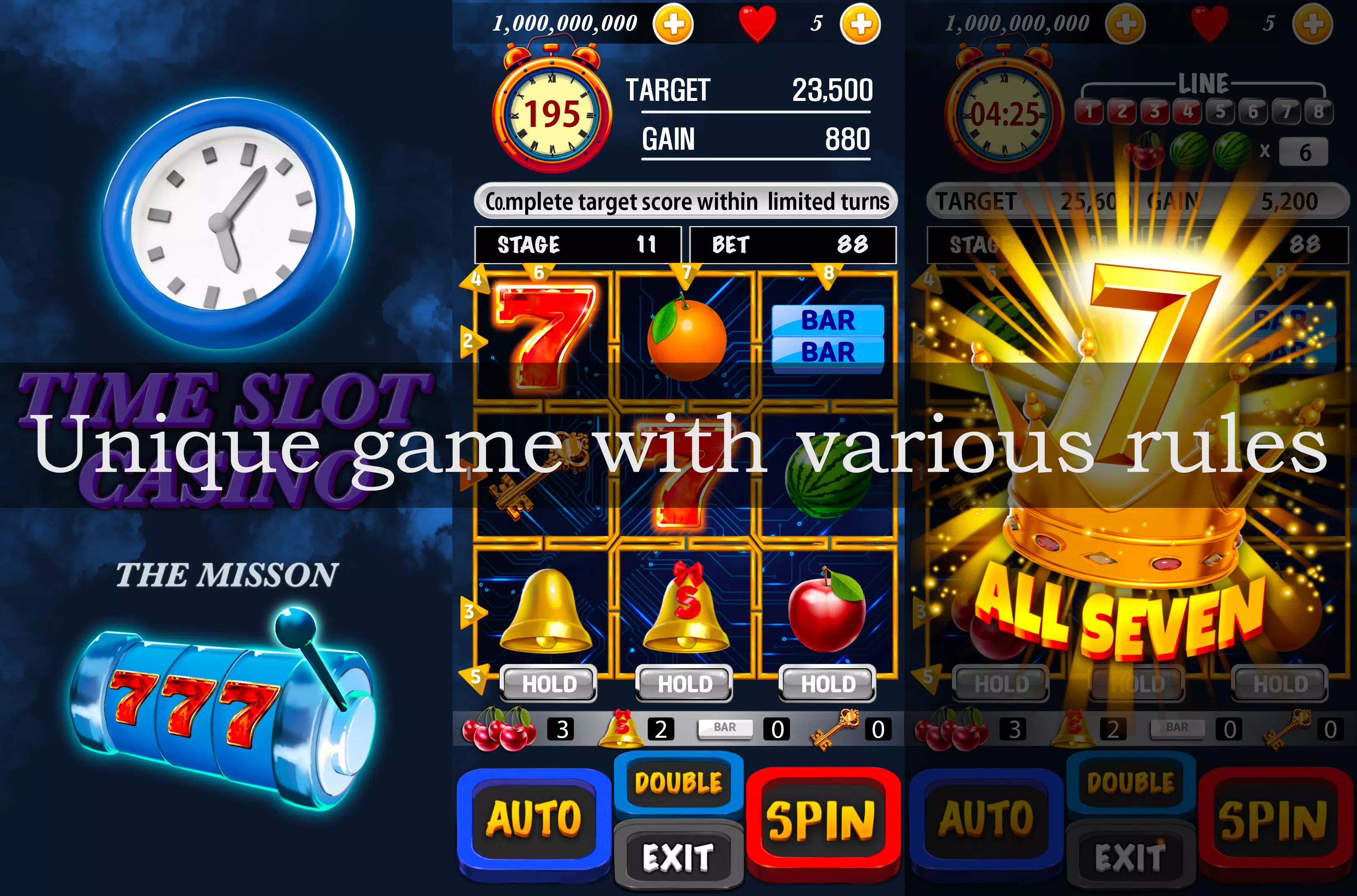 Time slot Casino : The Mission Schermafbeelding 1