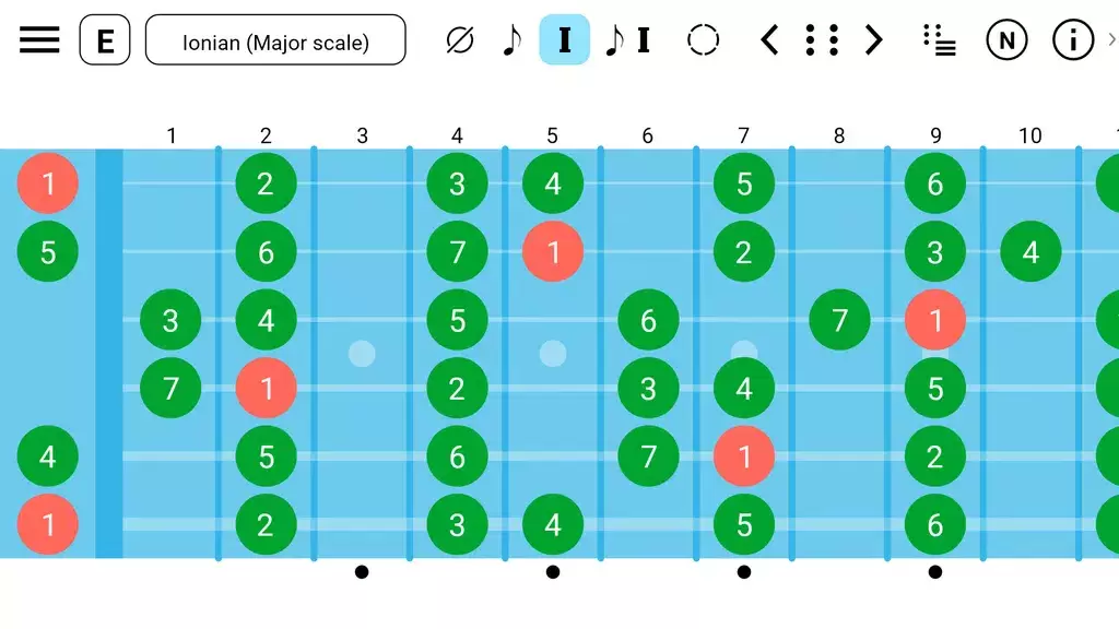 Guitar Fretboard: Scales Tangkapan skrin 1