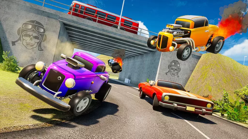 Mini Car Games: Police Chase Captura de tela 2