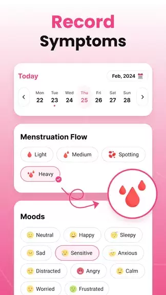 Period Tracker Ovulation Cycle Schermafbeelding 3