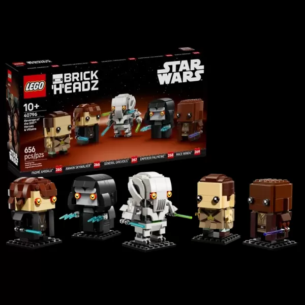 레고 스타 워즈 Brickheadz Sith Heroes & Villains의 복수