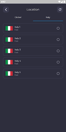 Italy VPN - Fast Proxy Server Screenshot 3