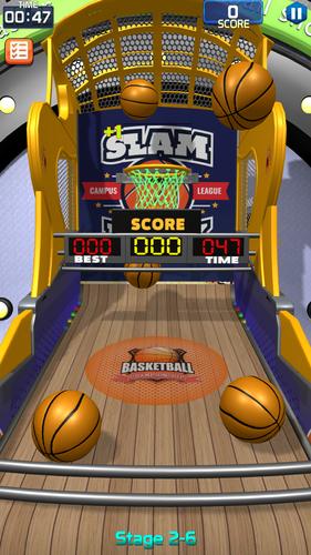 Flick Basketball Stages ဖန်သားပြင်ဓာတ်ပုံ 3