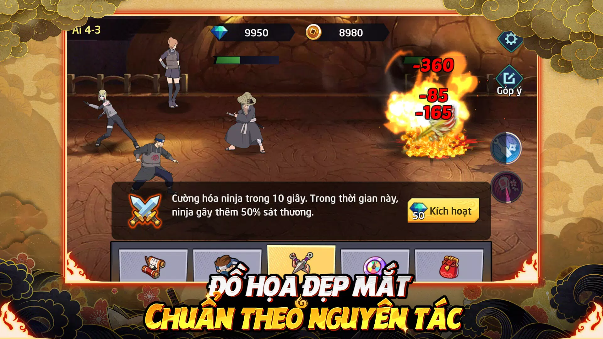 Huyền Thoại Nhẫn Giả Скриншот 1