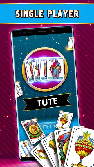 Tute Offline - Card Game Capture d'écran 1