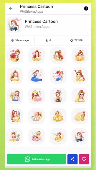 Princess Animated Stickers应用截图第4张