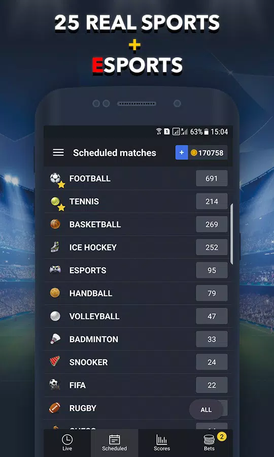 Sports Betting Game - BET UP Ekran Görüntüsü 3