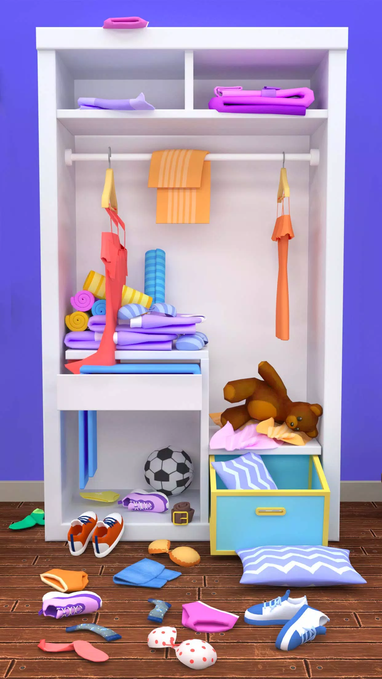 Fill the Closet: Organize Game Ảnh chụp màn hình 1