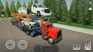 Truck Car Transport Trailer Captura de tela 2