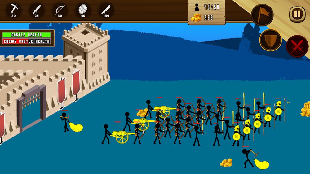 Stickman Age: Stick War Battle Captura de tela 3