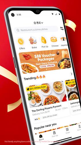 HungryPanda: Food Delivery Captura de pantalla 1