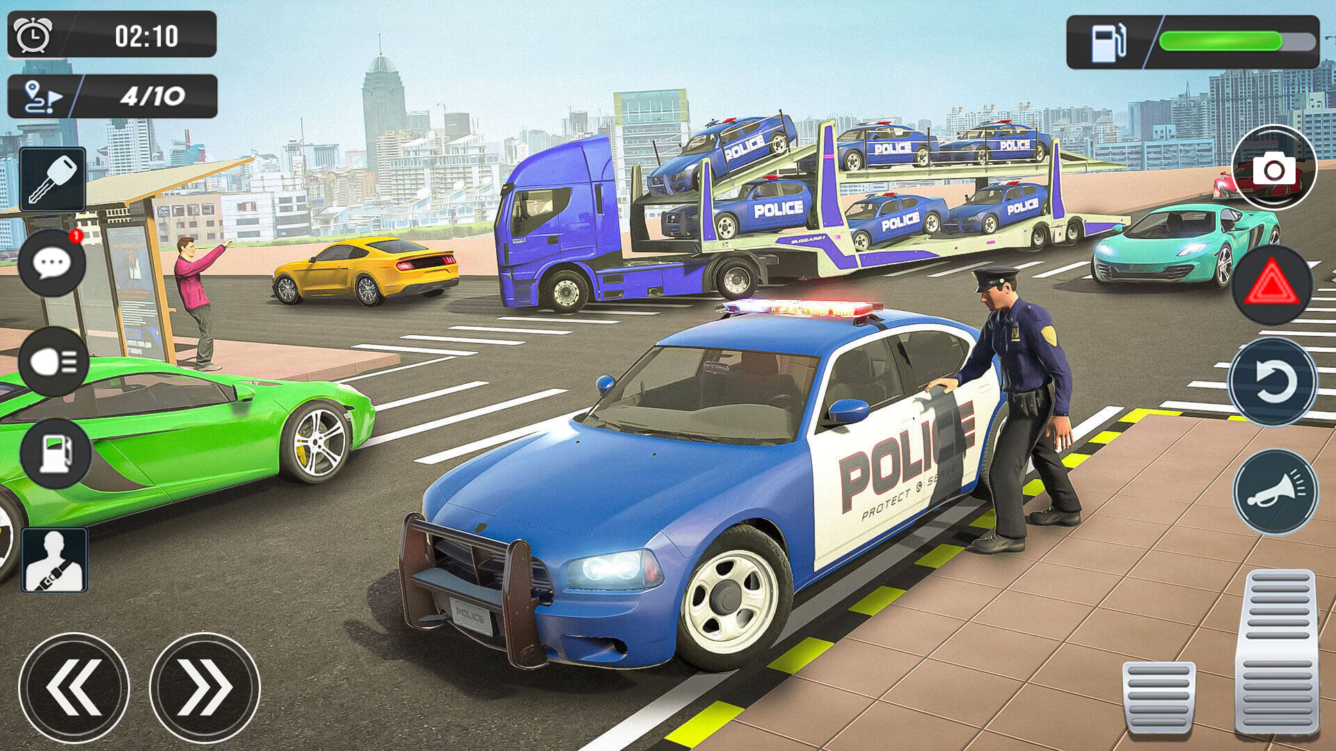 Police Games: Truck Transport Captura de tela 2