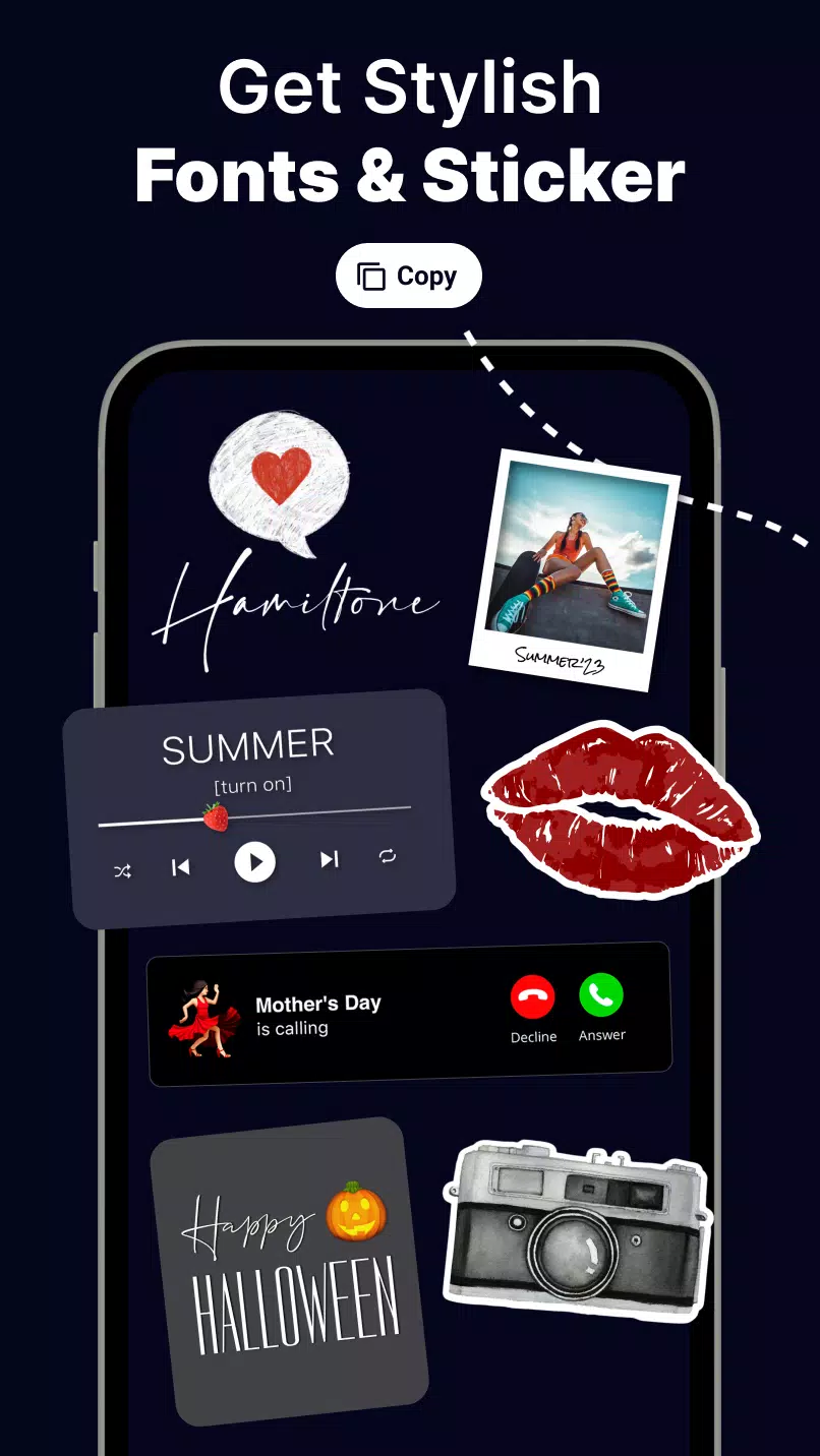 Fonts & Stickers. Add text Screenshot 2