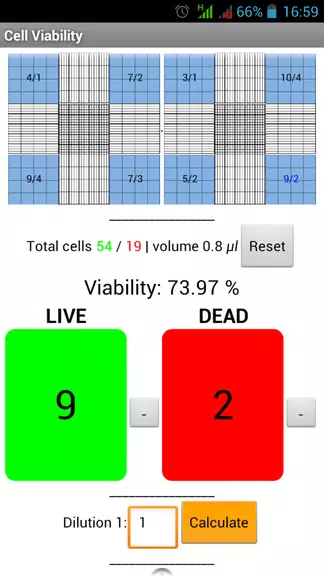 Cells Calculator Screenshot 4