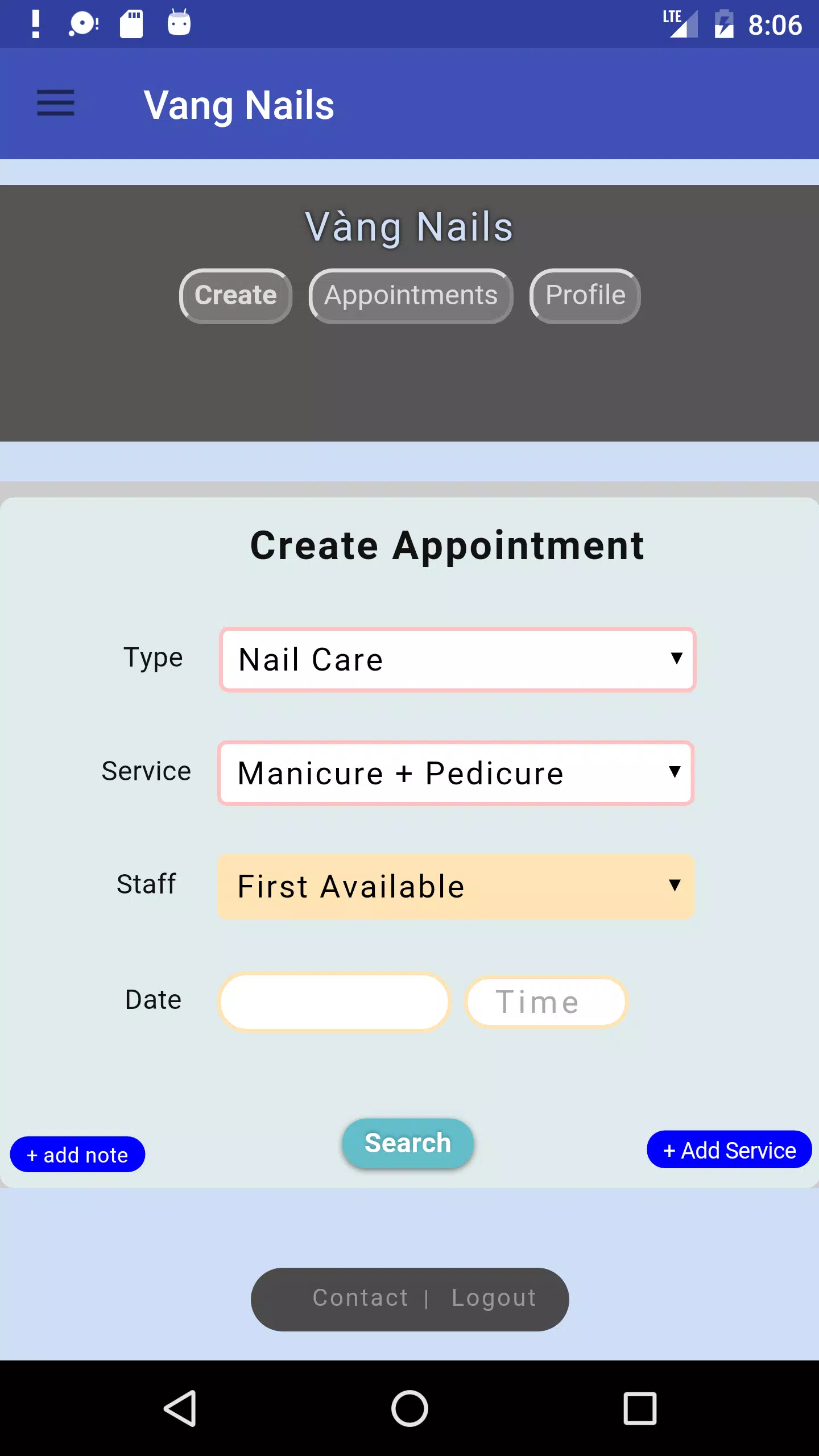 Vang Nails - Demo应用截图第4张