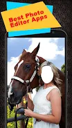 Horse With Girl Photo Suit スクリーンショット 4