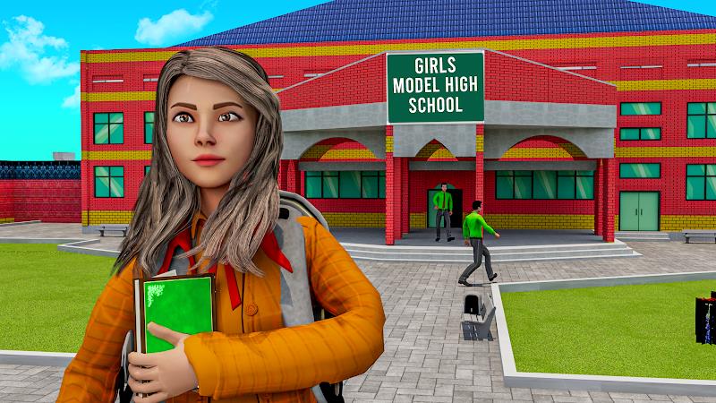 High School Girl Life Sim Game स्क्रीनशॉट 3