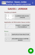 Matrice : Gauss-Jordan Schermafbeelding 1