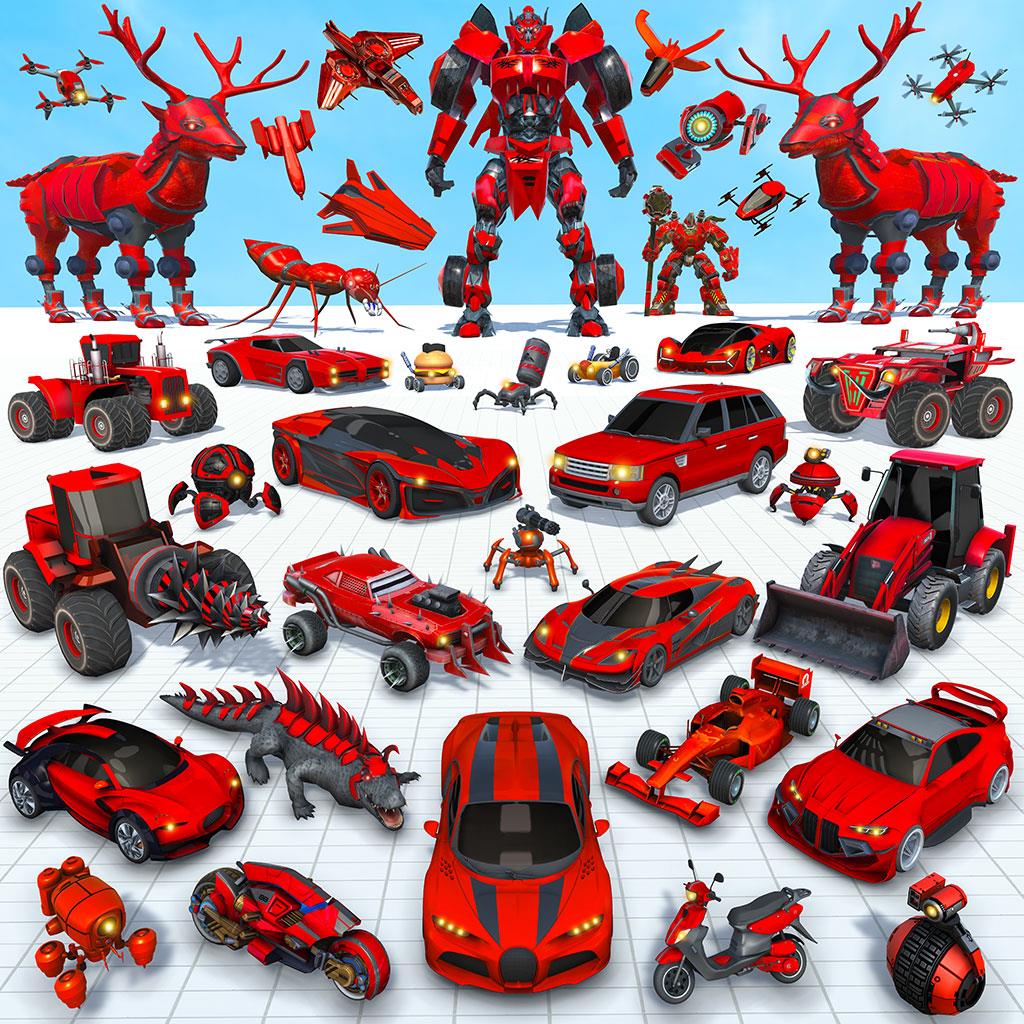 Deer Robot Car Game-Robot Game スクリーンショット 1