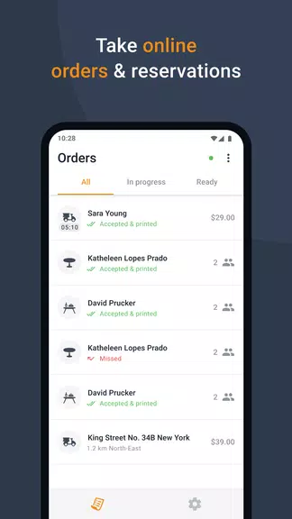 Restaurant Order-Taking App Screenshot 1