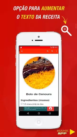 Receitas de Bolos Caseiros Captura de pantalla 2