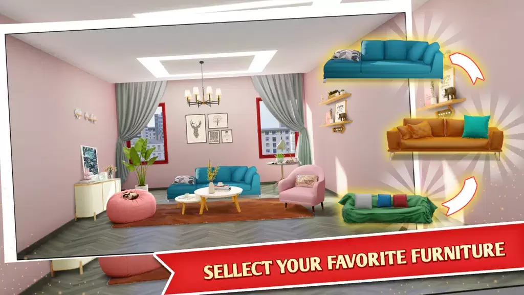 Home Dreams: Puzzle & Decor Tangkapan skrin 3