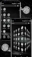 Moon Galaxy Theme Launcher Tangkapan skrin 3