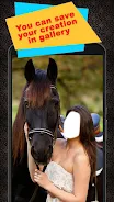 Horse With Girl Photo Suit ภาพหน้าจอ 3