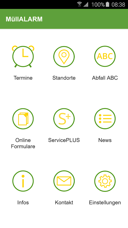 MüllAlarm App Captura de pantalla 1