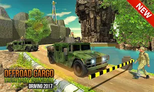 Offroad US Army Truck Driving 스크린샷 2