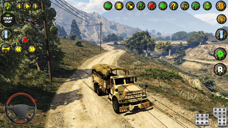American Army Truck Driving Zrzut ekranu 1