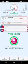 J2 UDP NET - Fast, Secure VPN Screenshot 1